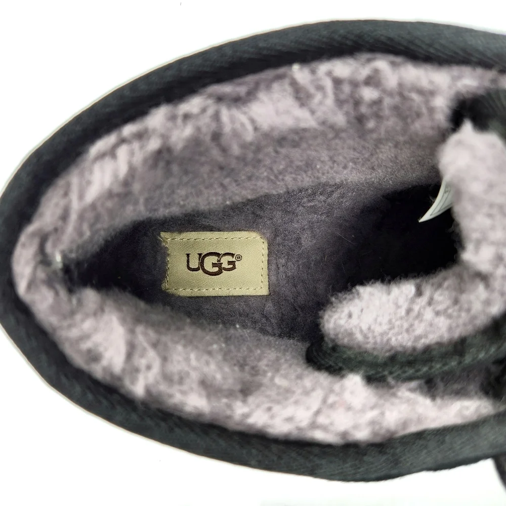UGG Neumel Black Suede 10 Mens Chukka Boot